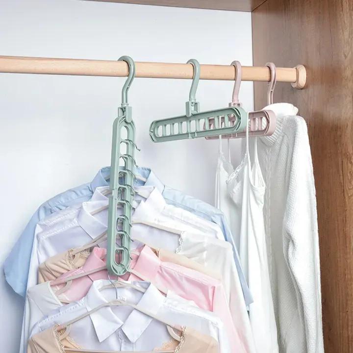 Multi-Port Cloth Hanger, 5 Pcs